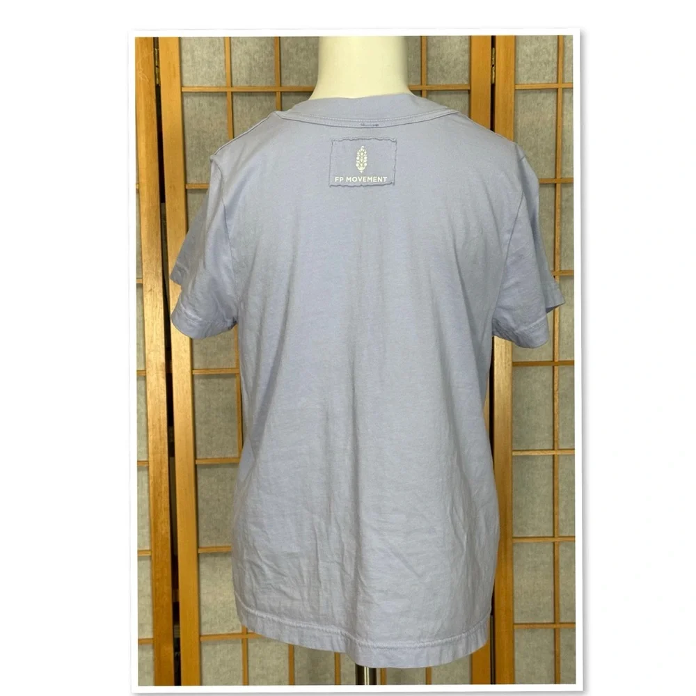 FP Movement by Free People Light Blue Short Sleeve Tee - Picture 4 of 8